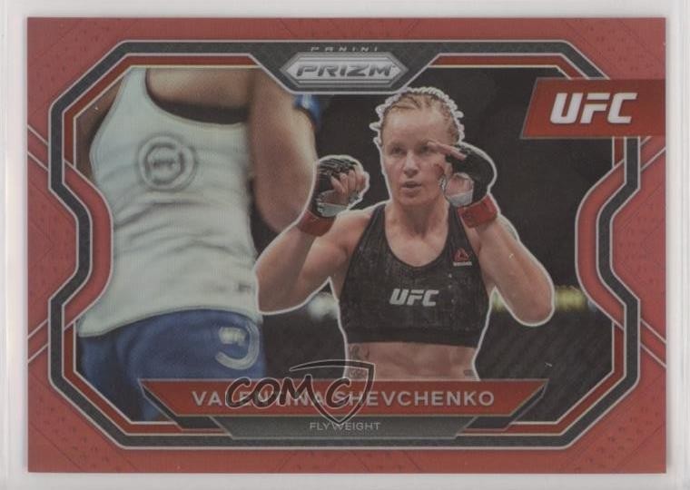 2021 Panini Prizm UFC Red Prizm 121/275 Valentina Shevchenko #139 pe8