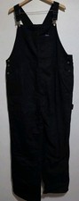 NEW Bass Creek Workwear Black Insulated Overalls XXL Men Coveralls Canvas