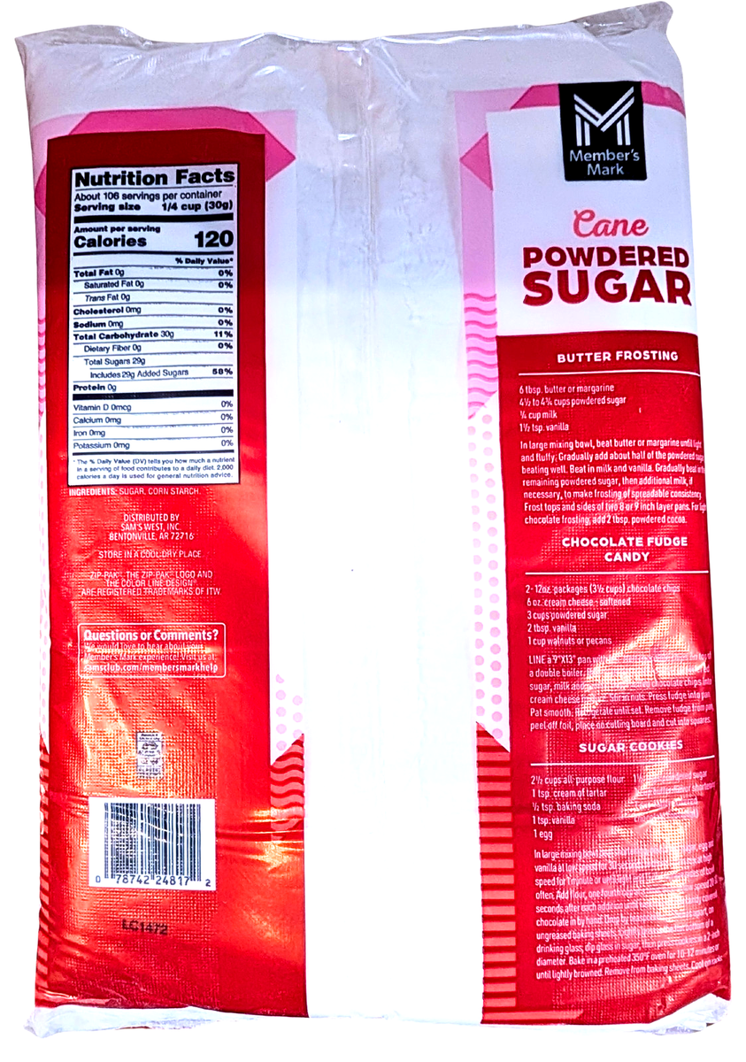 Member's Mark Powdered Sugar 7 Lbs | eBay
