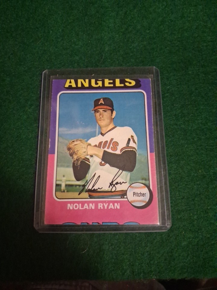 Nolan’ Ryan 1975 Topps MLB Card#500. Vintage (50) Years Old!! New Price!!!