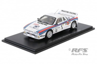 Lancia 037 Rally Walter Röhrl Winner Rallye Monte Carlo 1983 1:43 Spark 9108