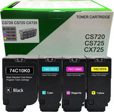 High Yield Toner Cartridge Compatible with Lexmark CS720 / CS725 / CX725 Series