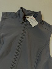 Port Authority Womens Core Soft Shell Vest L325 Battleship Gray Size L NWT