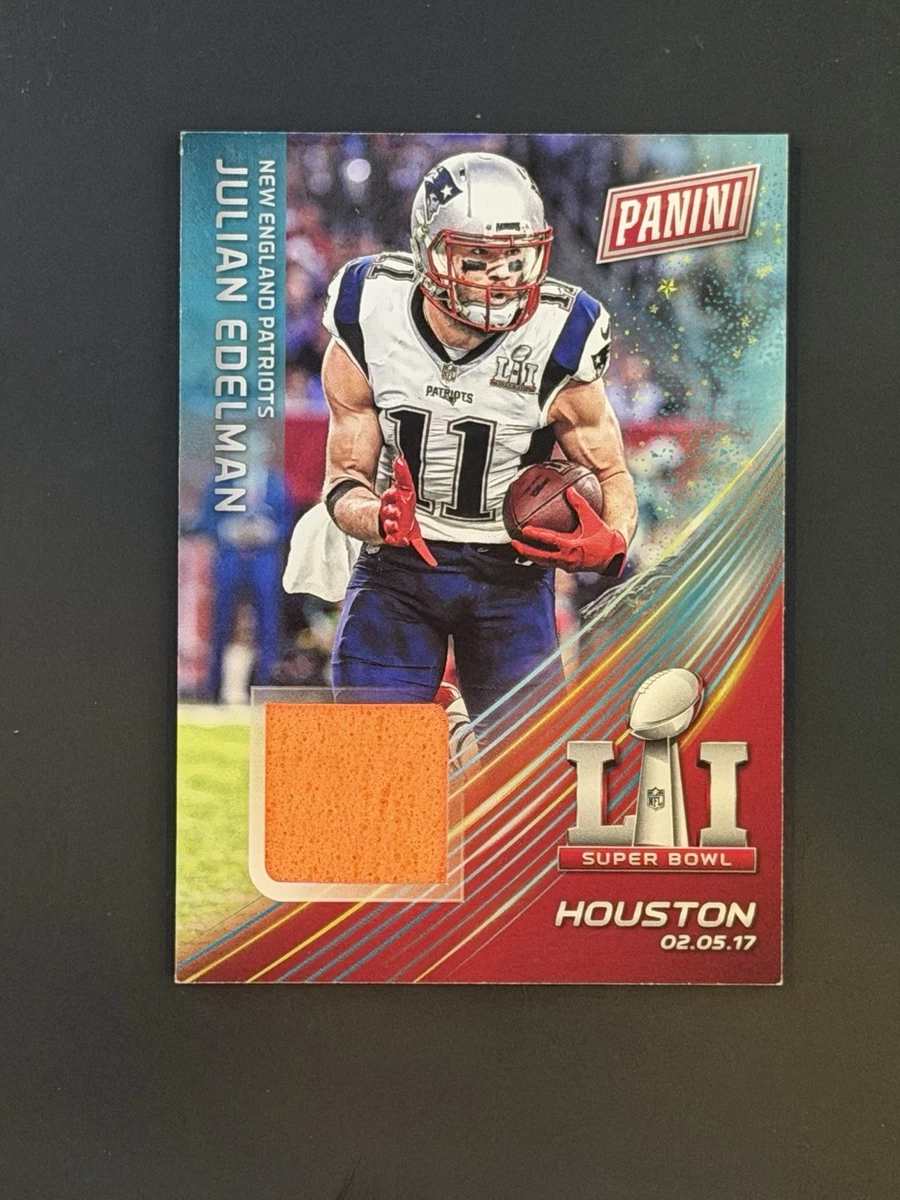 Panini Julian Edelman Football Sports Trading Card Singles for