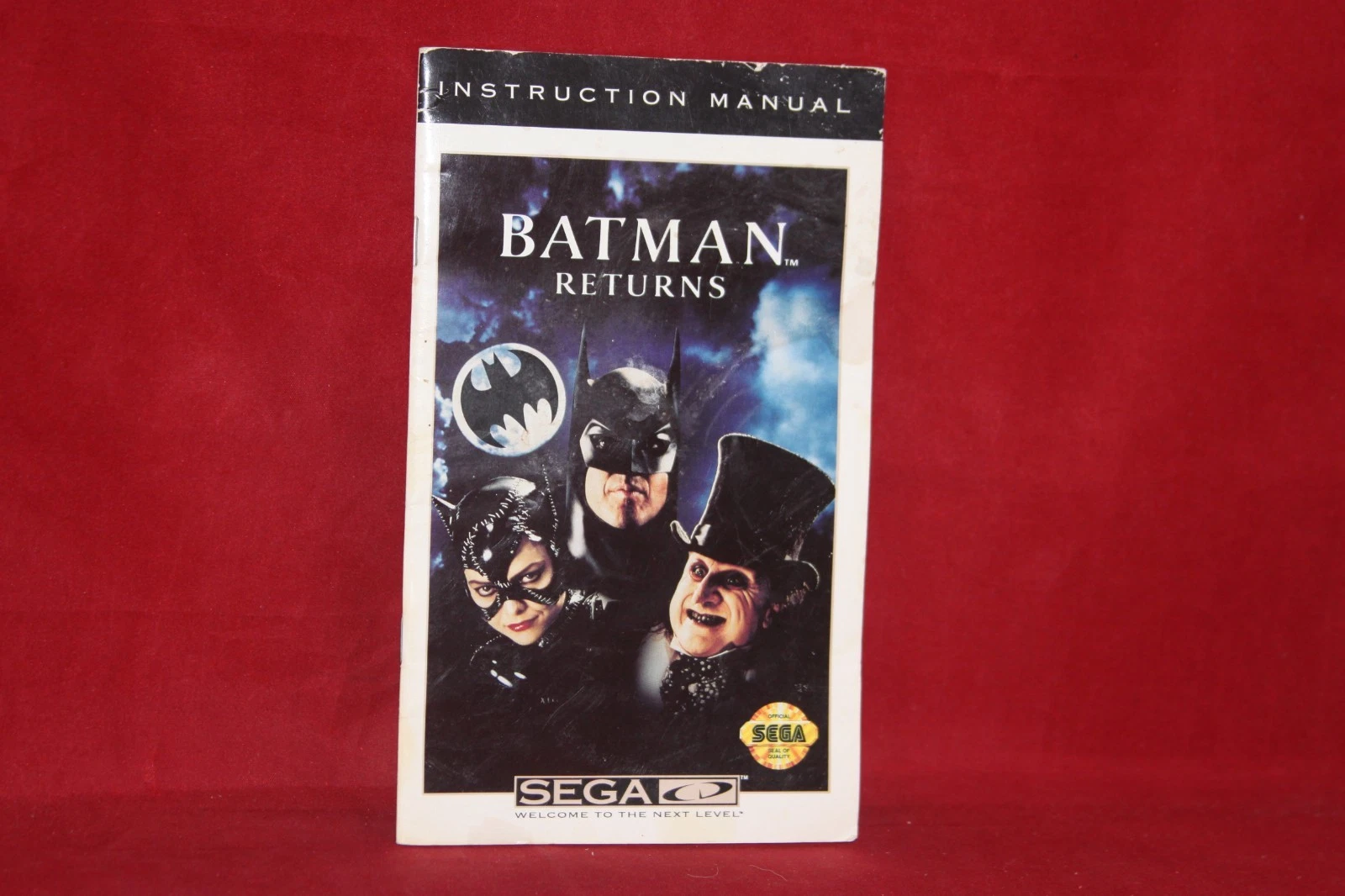 Manual Only, Bad Condition. Batman Returns (Sega CD) Authentic Instruction