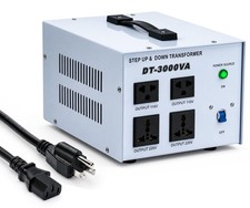 3000W Step Up/Down Voltage Transformer, 110V/120V  220V/240V Power Converter...