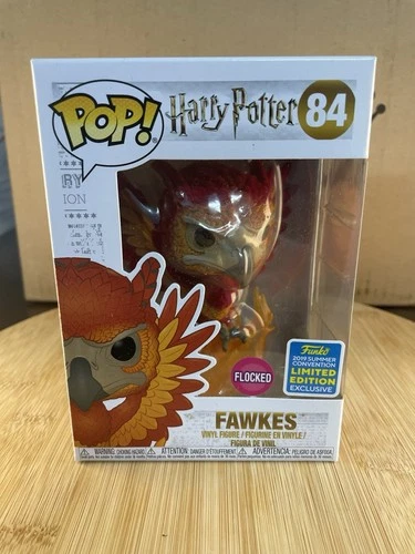 Funko POP! Harry Potter Flocked Fawkes #84 2019 Summer Convention Exclusive
