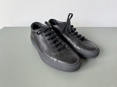 WOMAN by COMMON PROJECTS Original Achilles Low Top Leather Sneaker | Black | 37