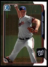 Jake Johansen 2015 Bowman #BCP130 Nationals MLB READ FREE SHIPPING AutographDen