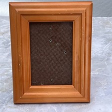 Natural Wood Picture Photo Frame Free Standing 4" x 6" Minimalist