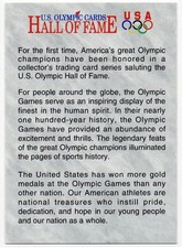 Hall of Fame History 1991 Impel U.S. Olympic Hall of Fame #87  Owens  Thorpe  #1