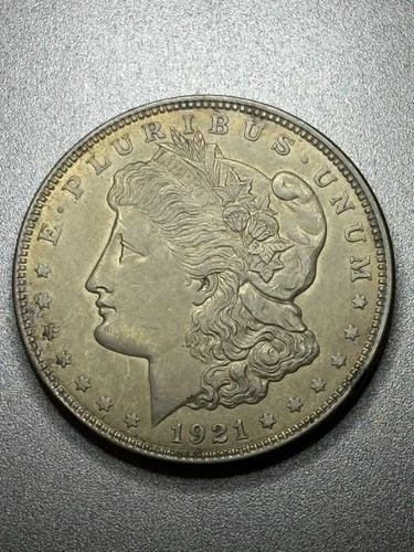 🔥1921 Morgan Silver Dollar, Uncirculated, Nice Toning, BID TO WIN🔥