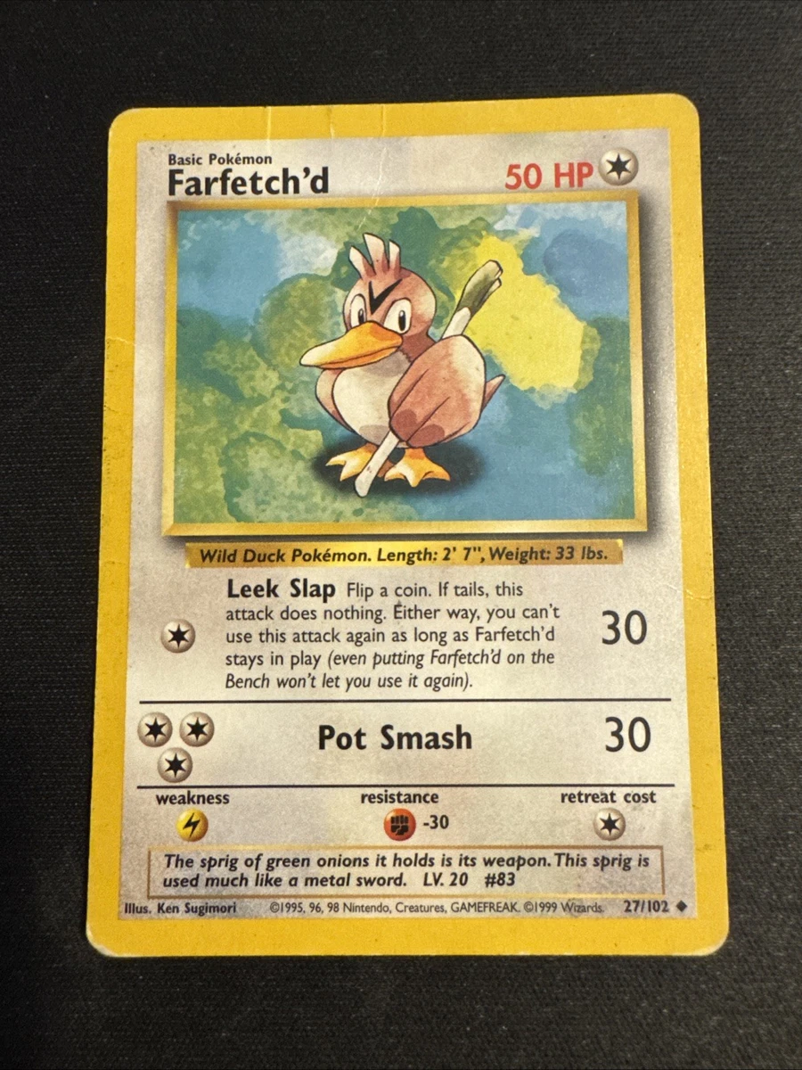 Farfetch'd Pokémon TCG Cards for sale | eBay