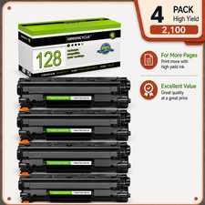 4PK 128 Toner Fits Canon Printer Imageclass MF4580dn MF4770n MF4880dw MF4890dw