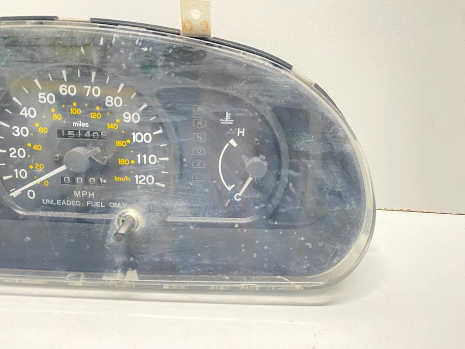 93-96 MITSUBISHI MIRAGE INSTRU VELOCÍMETRO CLÚSTER MILLAS 151409 OEM, 257-61564 Foto 3 de 4