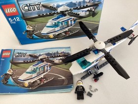 LEGO CITY | 7741 | POLICE HELICOPTER | 2007 |Complete | Near New Condition 