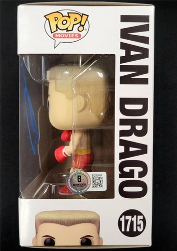 Dolph Lundgren signed Ivan Drago Funko Pop! 1715 Rocky autograph (B) Beckett BAS - Picture 2 of 6