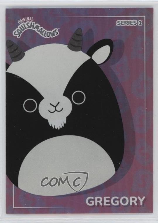 2024 Panini Squishmallows Pink Holo 191/199 Gregory #49 1g2u