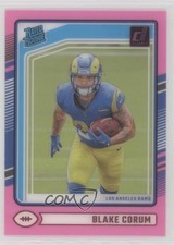 2024 Panini Clearly Donruss Rated Rookie Pink Blake Corum #76 0l1b