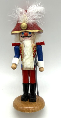 Vintage Steinbach Mini Kings Court Graf Feather Nutcracker -#417 5'' Germany -Box