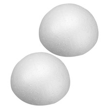 2 Pcs Foam Half Ball Dried Flower Arrangement DIY Balls for Craft