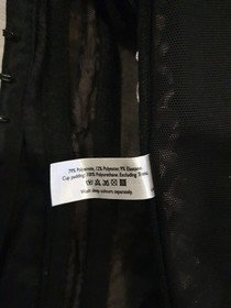 Vintage Ann Summers Black & Dusky Pink Boned Corset Top Size 8-10