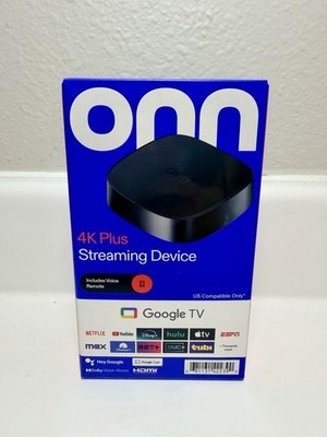onn 4K Plus Streaming Device, Google TV - WiFi 6 - 4K - Dolby Atmos Free Ship