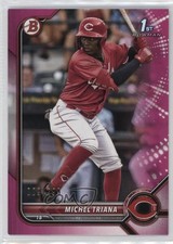 2022 Bowman Prospects Fuchsia Border 9/299 Michel Triana #BP-75 1u6