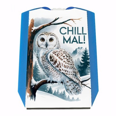 Chill mal Parkscheibe Schneeeule auf Ast