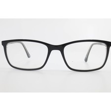 MP 20213 BK/CR Eyeglasses Frames Black Crystal Clear Rectangular 58-19-150