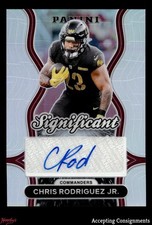 2024 Panini Prizm Significant Signatures Chris Rodriguez Jr. AUTO COMMANDERS