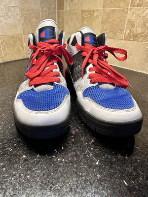 #ad Champion Mens 3 on 3 Block Black Shoes Size 10.5 $30.00