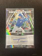 2022 Elite Extra Edition Hidden Gems Auto Black #HG-TS Tommy Specht