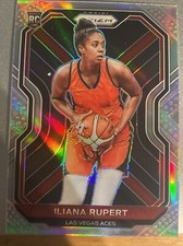 Aces Iliana Rupert 2021 Panini Prizm WNBA Hyper Prizm Parallel Rookie Card RC