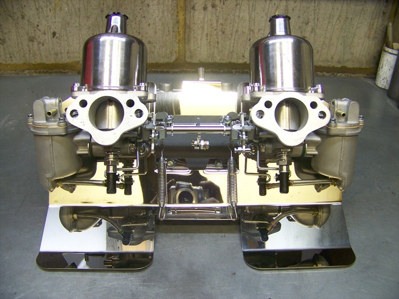MGB Twin SU HS4 Carburettor Heat Shield Polished Stainless Steel | eBay