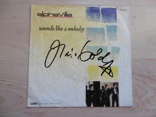 Marian Gold autograph signed 18x18 cm single "Alphaville sounds like a Melody"