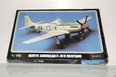   STARFIX NORTH AMERICAN P-51D MUSTANG 1/72  MODEL KIT