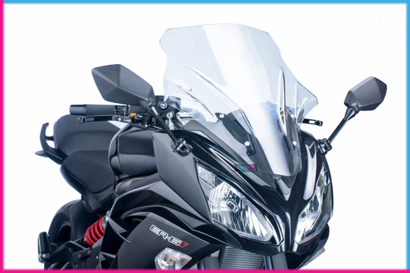 PUIG TOURING SCREEN KAWASAKI ER-6F 2015 CLEAR