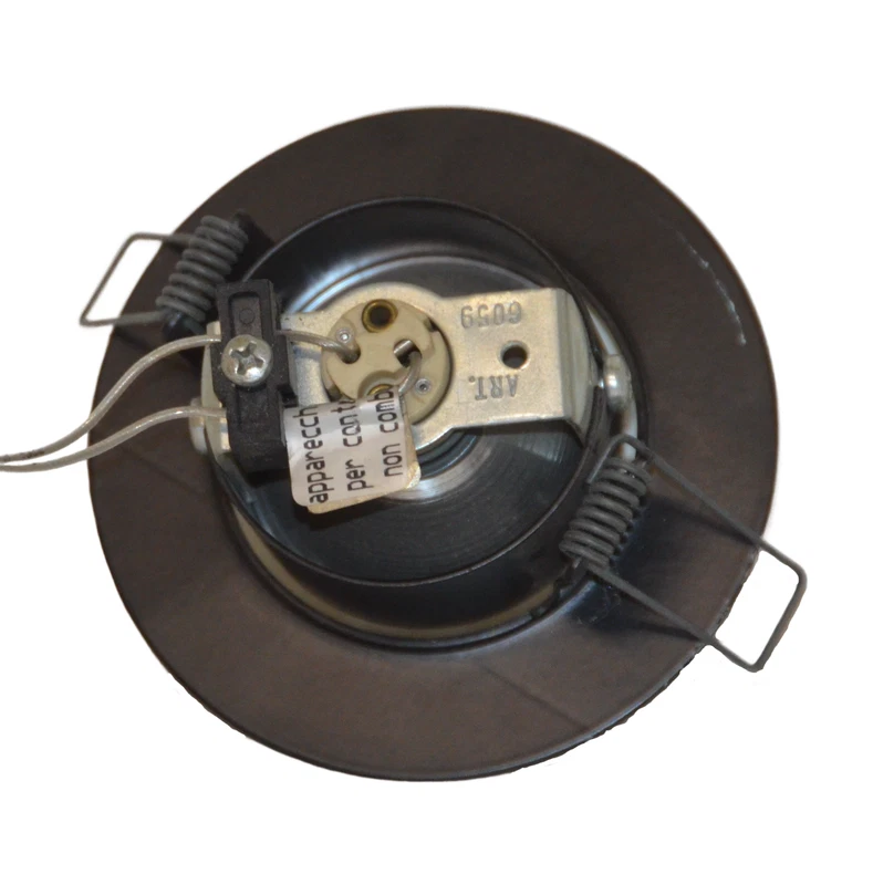 Faretto Incasso EGO LUCE Oscillante Nero Opaco per Lampada G4 NCEG011, fotografia 4 di 7
