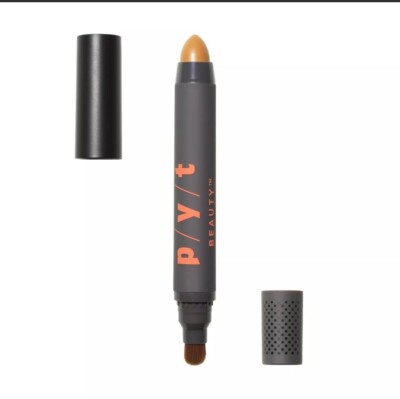 PYT Beauty Concealer Stick Makeup and Brush Long Lasting Medium/Gold  ORIGINA