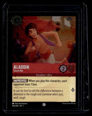 Aladdin Street Rat - Disney Lorcana TCG - 105/204 - Common - Cold