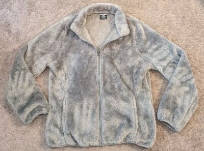 New w/o Tags! Women's New Balance Sherpa Gray Full Zip Fleece Jacket Medium