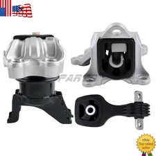 3x Engine Motor & Auto Transmission Mount Set for Honda Civic 1.8L 2014 2015