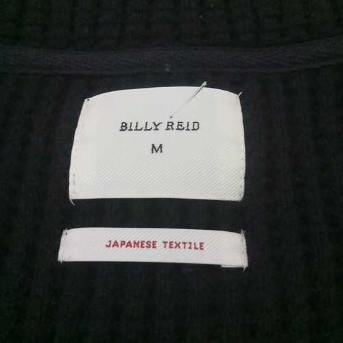 Billy Reid Japanese Textile 1/4 Button Up Sweater Knit Medium - Picture 2 of 5