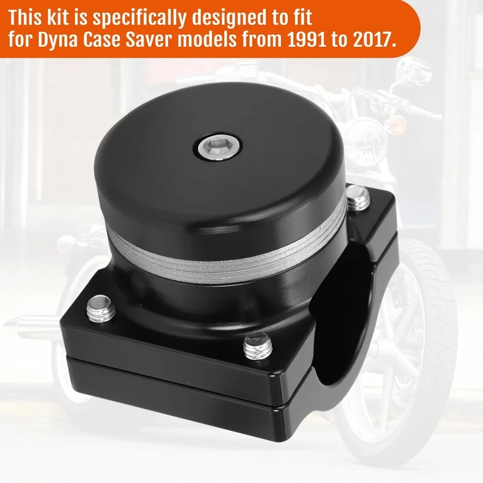 For Dyna Case Saver Models 1991- 2017 Front Motor Mounts Aluminium Bracket US - Image 4 of 4