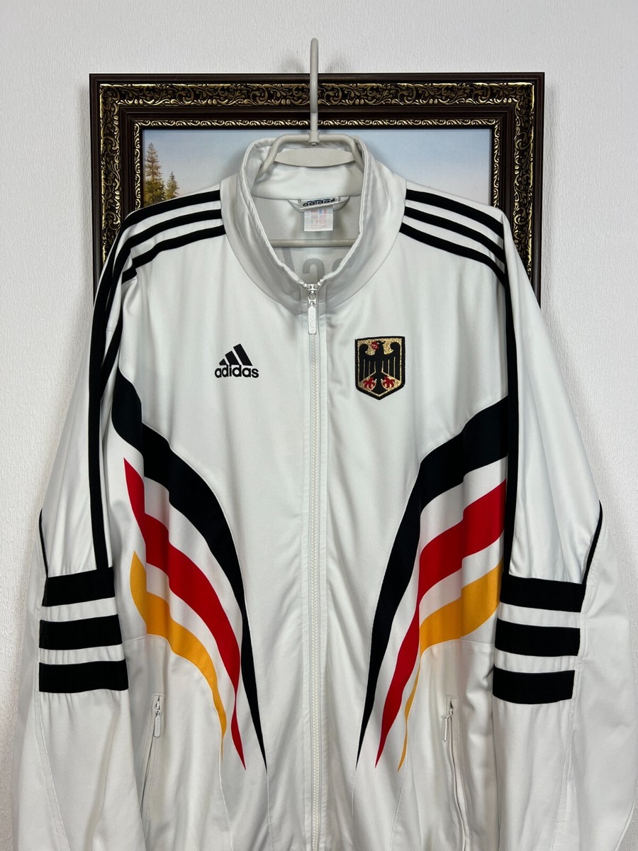 Vintage 90's Adidas Germany Warm Up Jacket Olympics Soccer Track