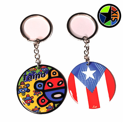Set of 2 for $ 8.00 Puerto Rico Acrylic Keychains (Free Shipping)