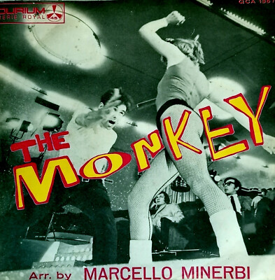 THE MONKEY 7'' MARCELLO MINERBI THE PEARL OF CEYLON RARE 45 GIRI 1966 BEAT ITALY