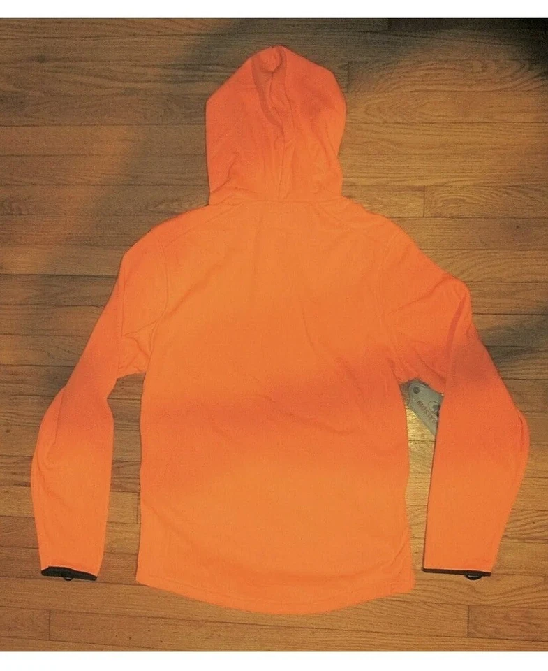 NWT Women's Realtree Orange Tech Hoodie, Face Gaiter, Scent Control, Wicking, S - Image 2 of 3