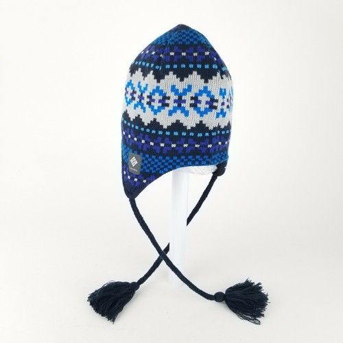 Blue Fleece Winter Hat Beanie Size 